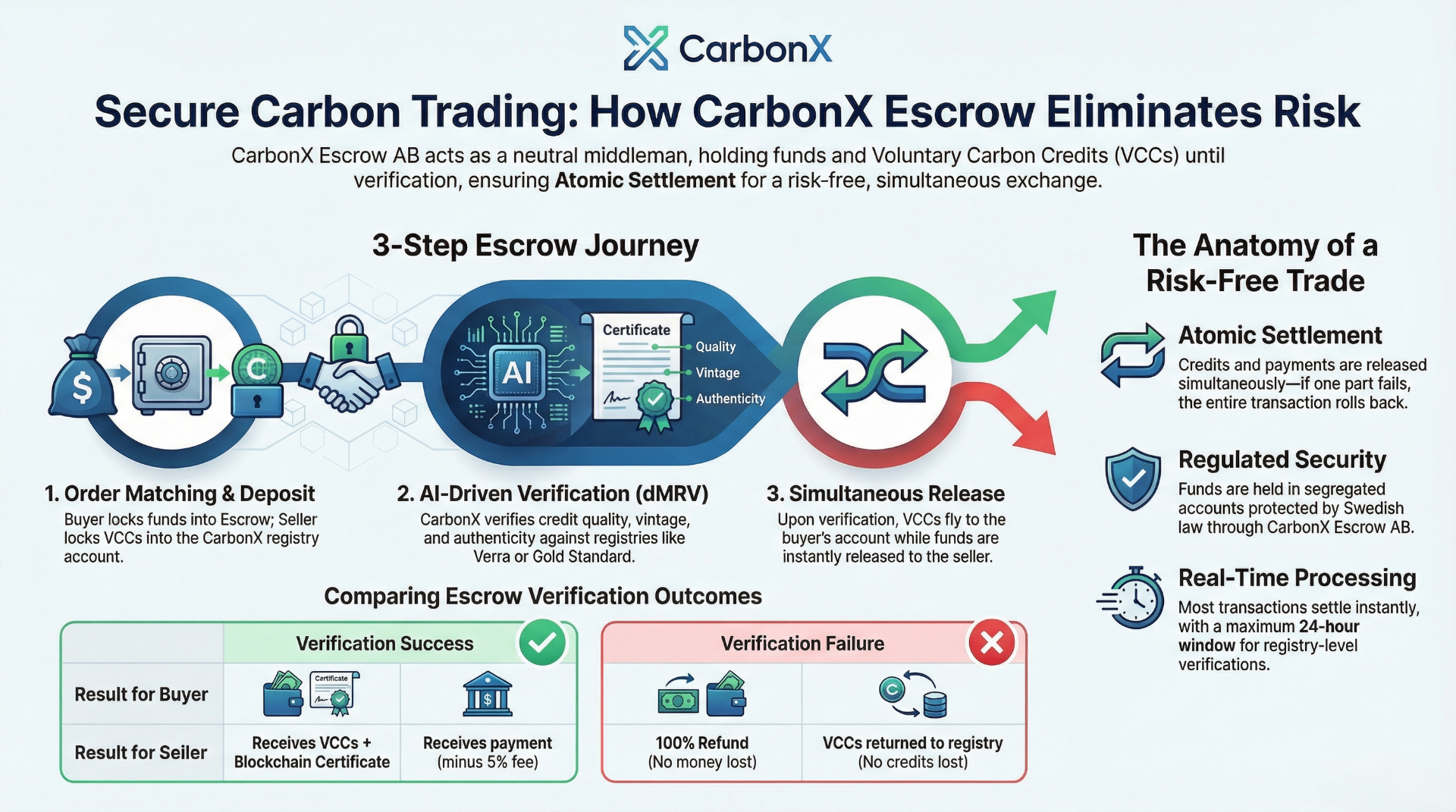 Infographic: CarbonX Escrow